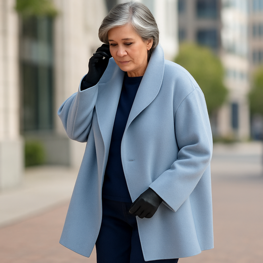 Pure Kasjmier Elegance – Elegante Kasjmier Jas